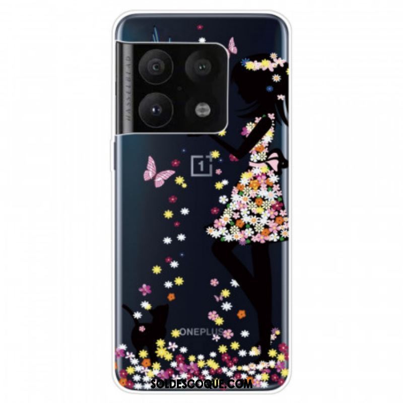 Coque OnePlus 10 Pro 5G Jeune Fille Fleurie