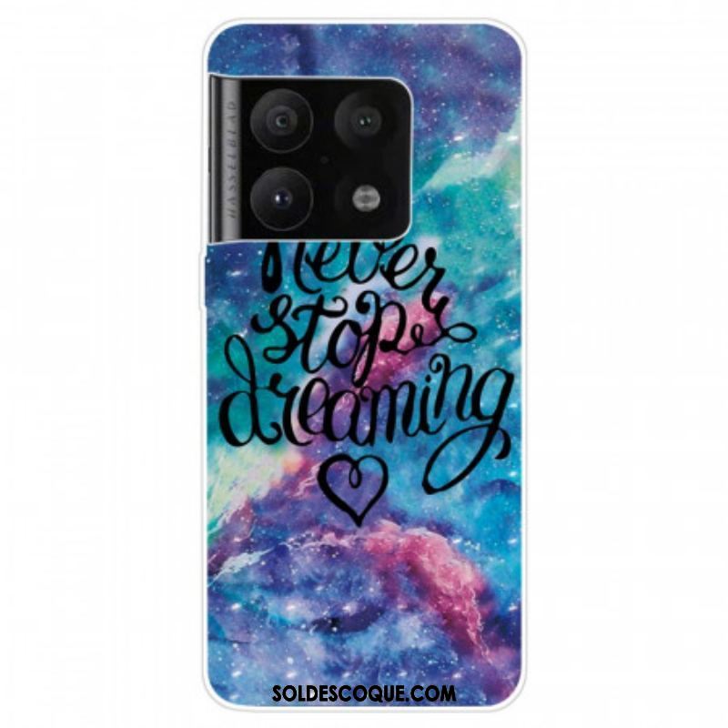 Coque OnePlus 10 Pro 5G Never Stop Dreaming Colorée