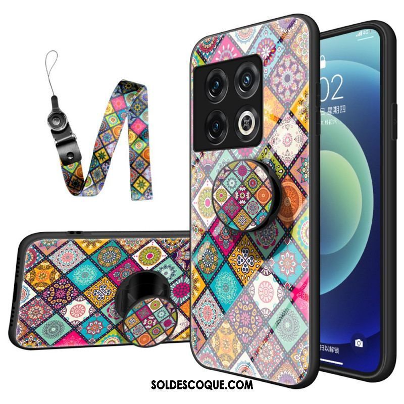 Coque OnePlus 10 Pro 5G Support Magnétique Patchwork