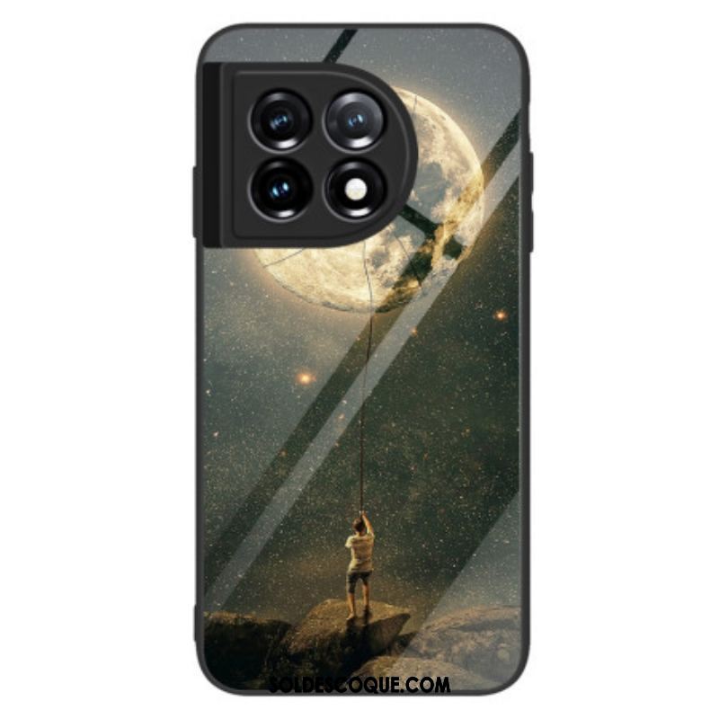 Coque OnePlus 11 5G Verre Trempé l'Homme à la Lune