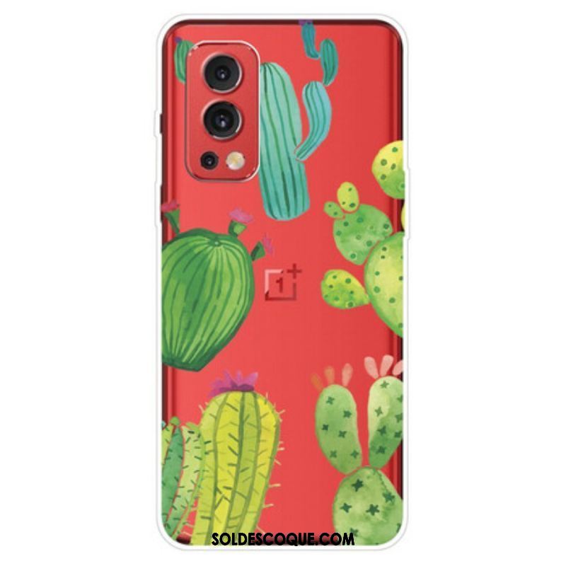 Coque OnePlus Nord 2 5G Cactus Aquarelle