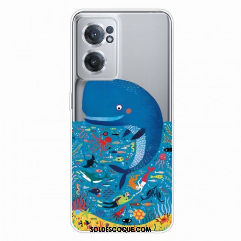 Coque OnePlus Nord CE 2 5G Baleine Bleue