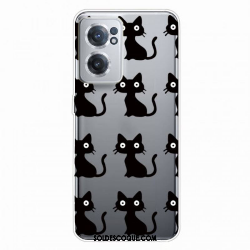 Coque OnePlus Nord CE 2 5G Chats Noirs