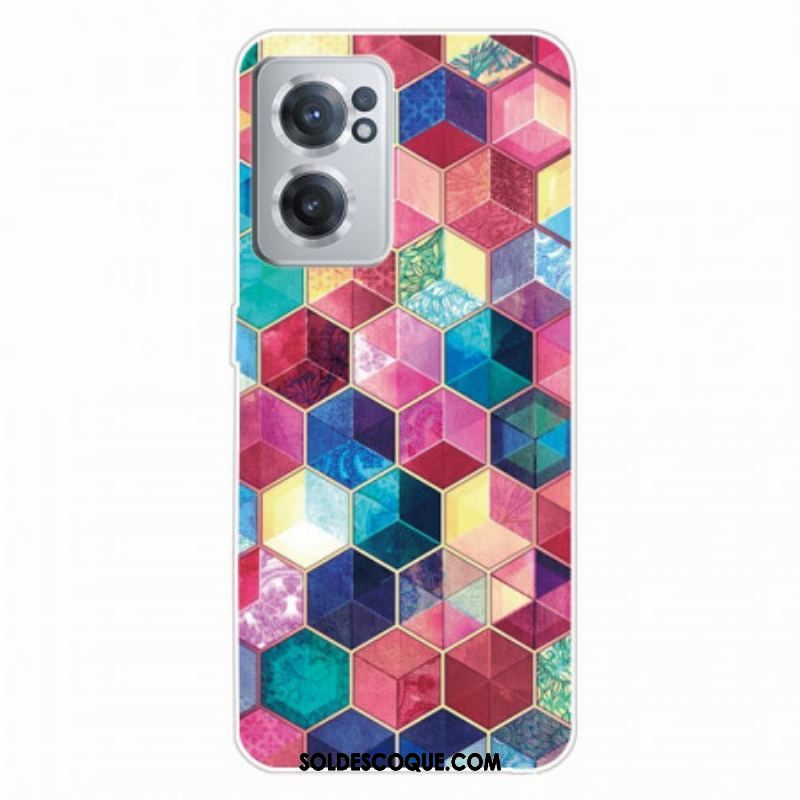 Coque OnePlus Nord CE 2 5G Cubes Multicolores