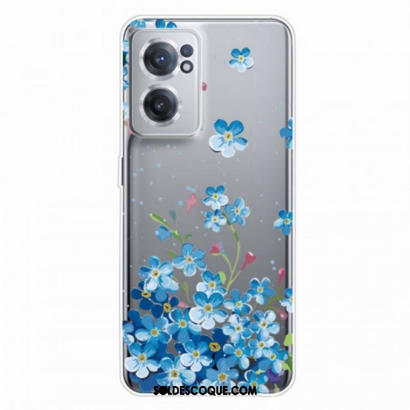 Coque OnePlus Nord CE 2 5G Fleurs Bleues