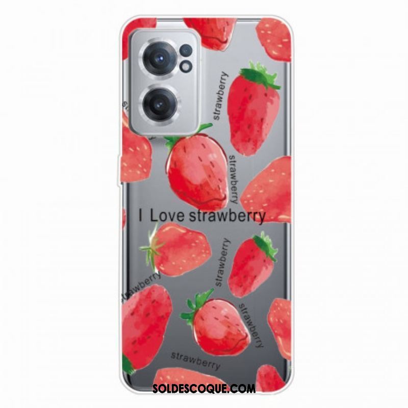 Coque OnePlus Nord CE 2 5G Fraises Sauvages
