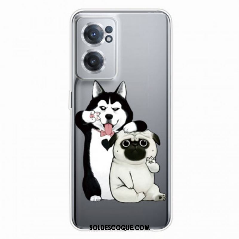 Coque OnePlus Nord CE 2 5G Loup et Pug