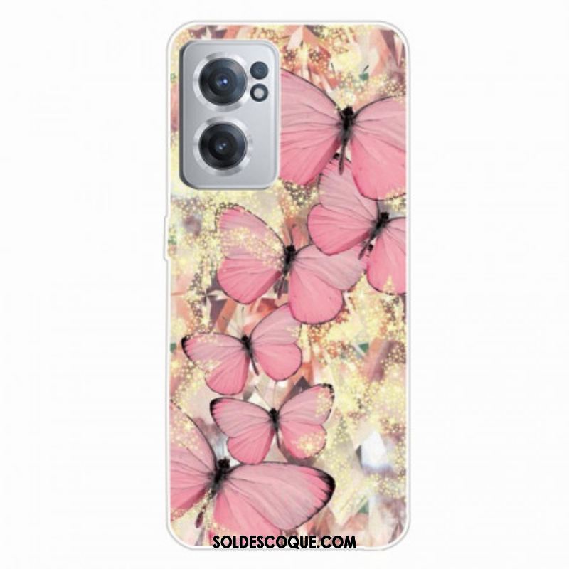 Coque OnePlus Nord CE 2 5G Papillon Roses