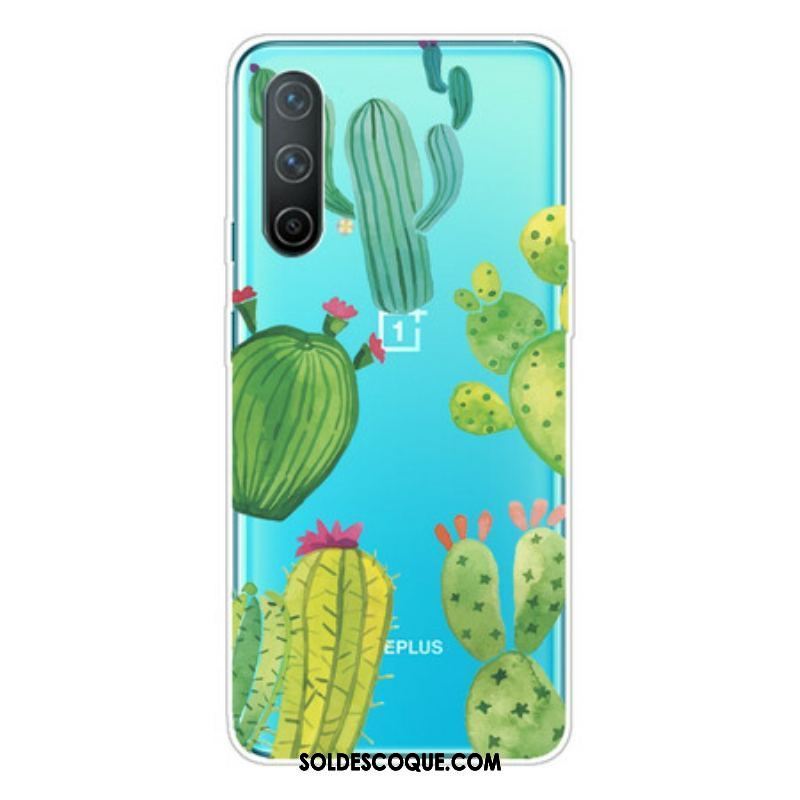 Coque OnePlus Nord CE 5G Cactus Aquarelle