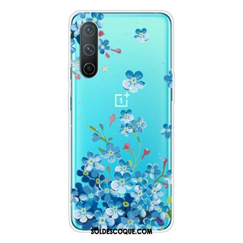 Coque OnePlus Nord CE 5G Fleurs Bleues