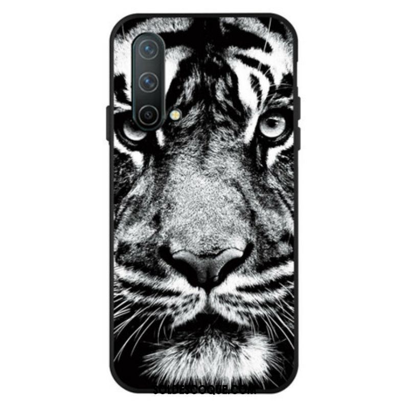 Coque OnePlus Nord CE 5G Tigre Noir et Blanc