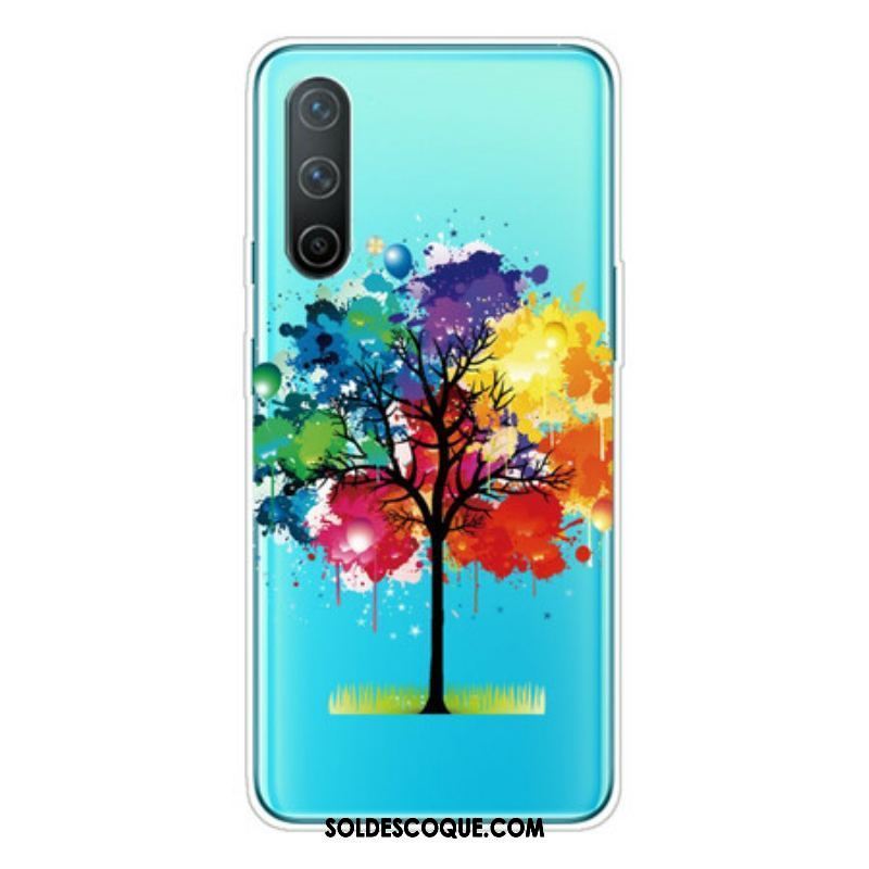 Coque OnePlus Nord CE 5G Transparente Arbre Aquarelle