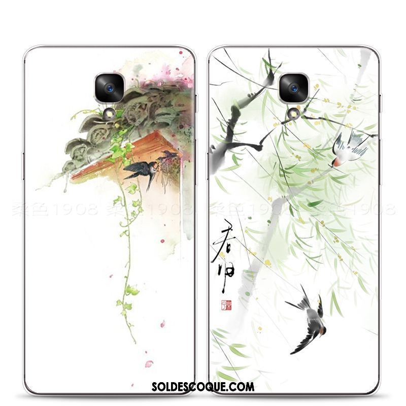 Coque Oneplus 3 Couleur Style Chinois Art Fluide Doux Frais France