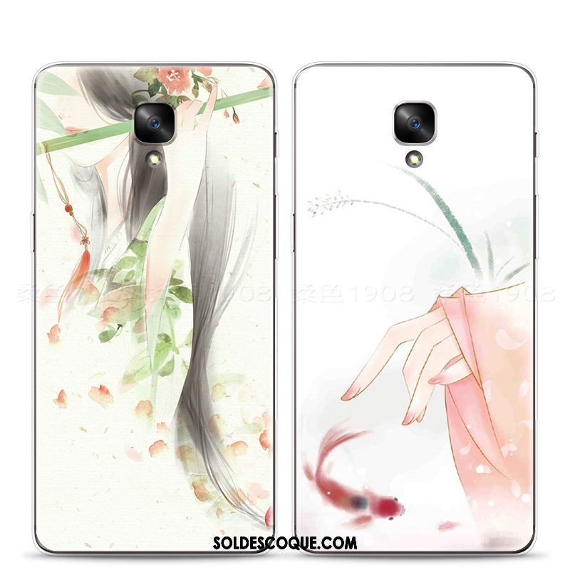 Coque Oneplus 3 Couleur Téléphone Portable Style Chinois Élégant Art Soldes