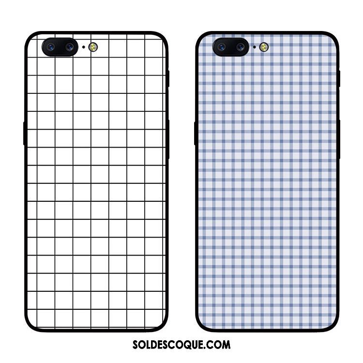 Coque Oneplus 5 Blanc Délavé En Daim Téléphone Portable Tendance Silicone En Ligne