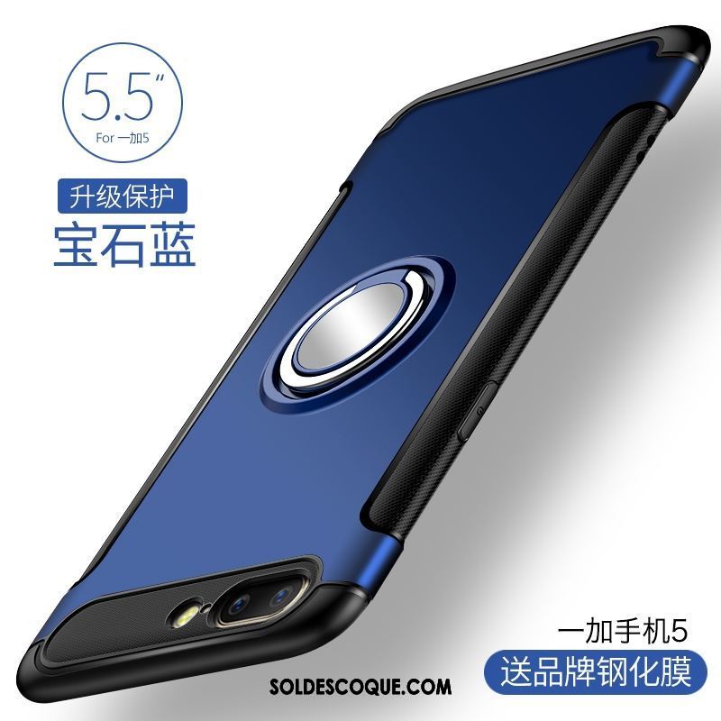 Coque Oneplus 5 Créatif Téléphone Portable Incassable Bleu Protection En Ligne