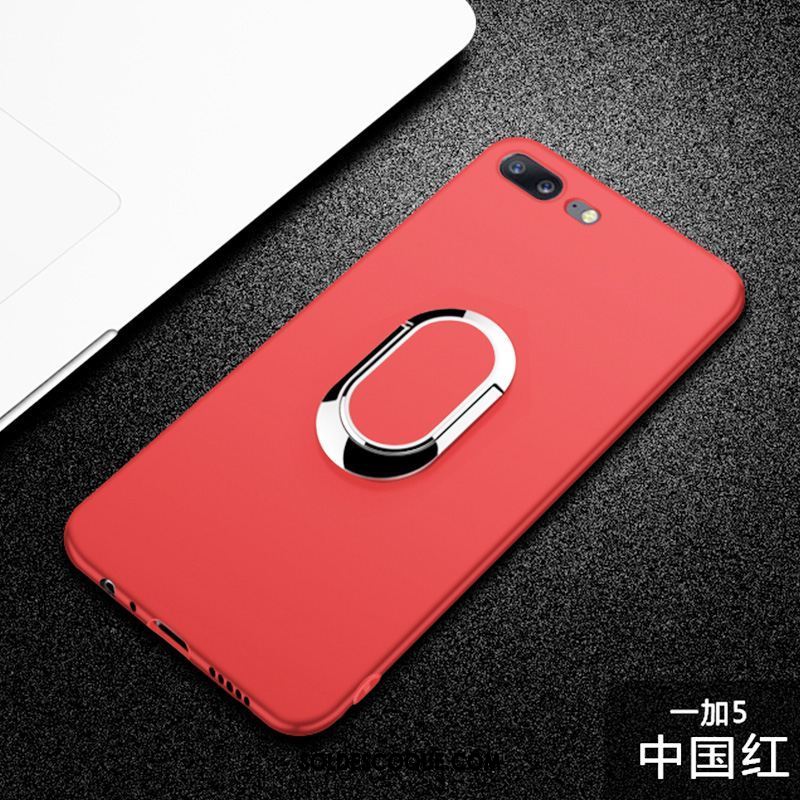 Coque Oneplus 5 Protection Étui Téléphone Portable Silicone Rouge France