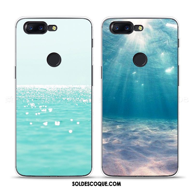 Coque Oneplus 5t Créatif Frais Silicone Personnalité Gaufrage Soldes