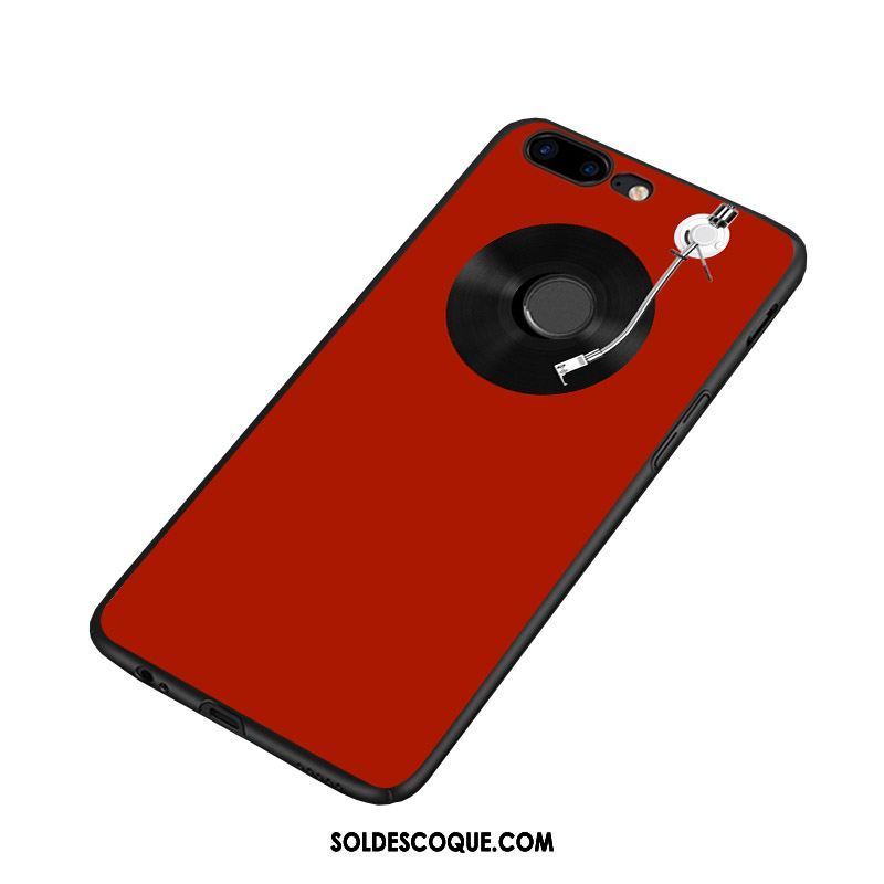 Coque Oneplus 5t Rouge Créatif Personnalité Étui Incassable France