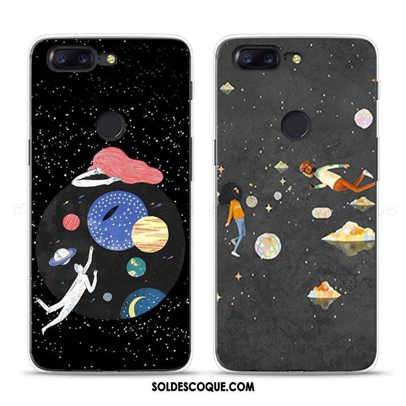 Coque Oneplus 5t Tout Compris Gaufrage Mois Fluide Doux Art Pas Cher