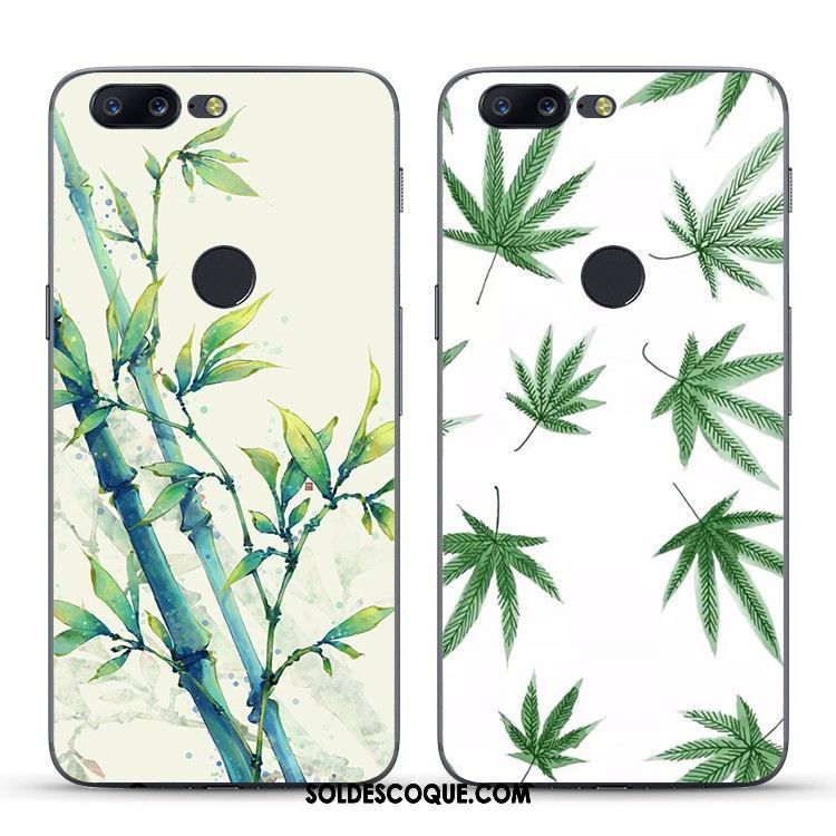 Coque Oneplus 5t Vert Téléphone Portable Tout Compris Art Incassable Pas Cher