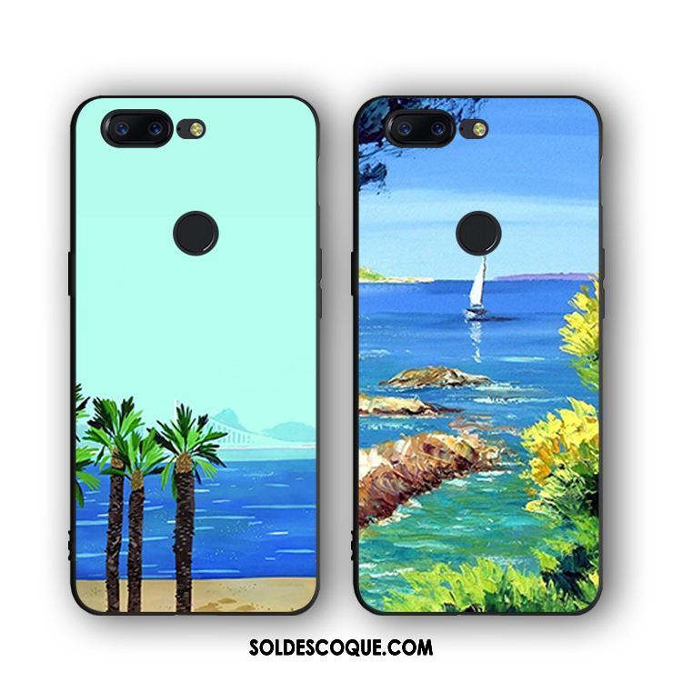 Coque Oneplus 5t Étui Téléphone Portable Silicone Paysage Tout Compris Pas Cher