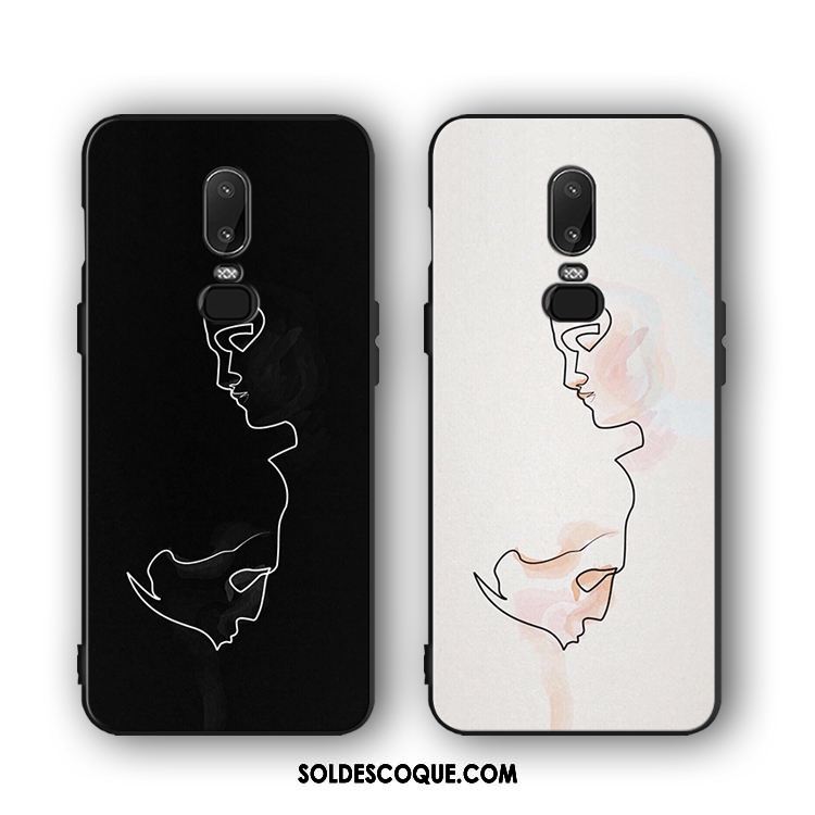 Coque Oneplus 6 Abstrait Créatif Silicone Téléphone Portable Incassable Housse Pas Cher