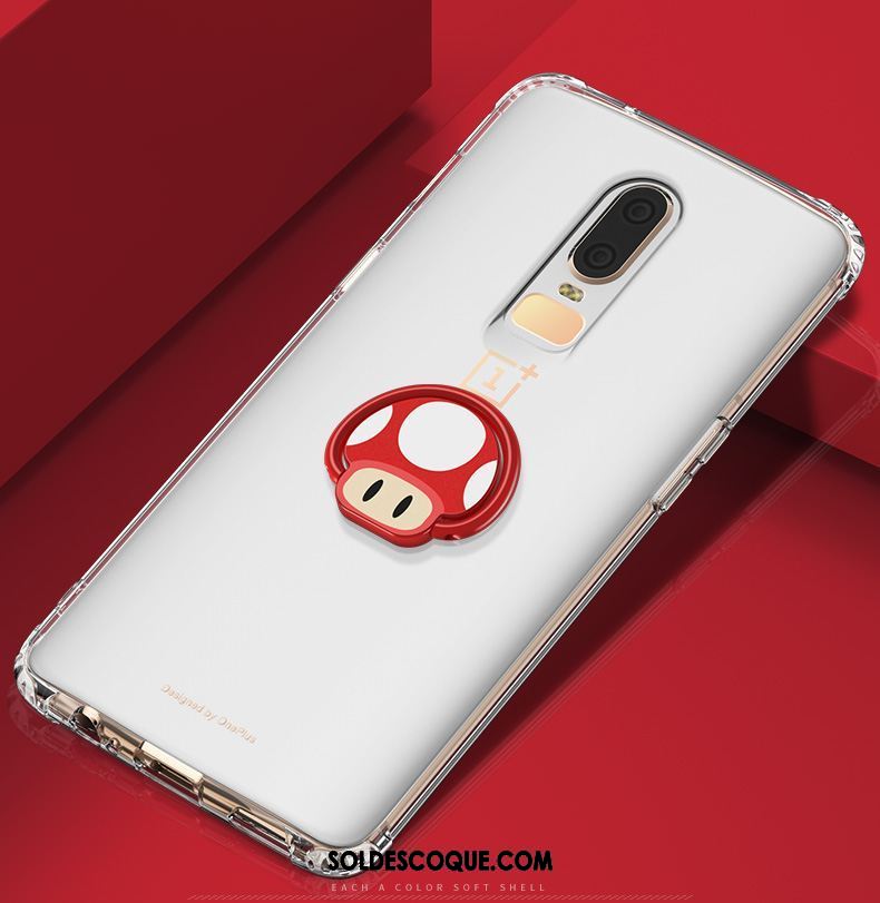 Coque Oneplus 6 Protection Transparent Très Mince Tendance Créatif Housse Soldes