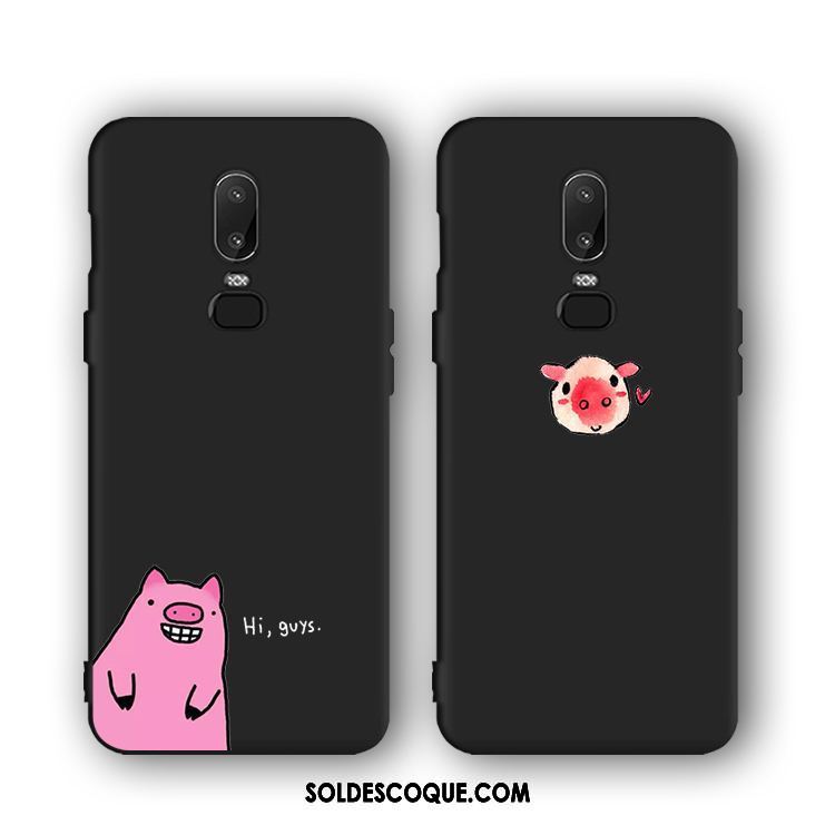 Coque Oneplus 6 Silicone Dessin Animé Charmant Incassable Tout Compris Housse Pas Cher