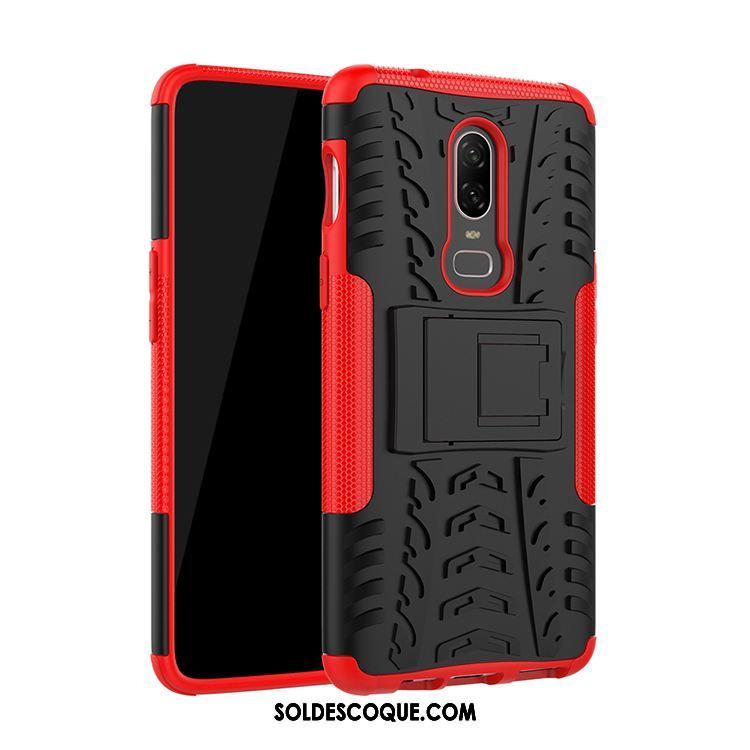 Coque Oneplus 6 Support Incassable Téléphone Portable Armure Marque De Tendance En Ligne