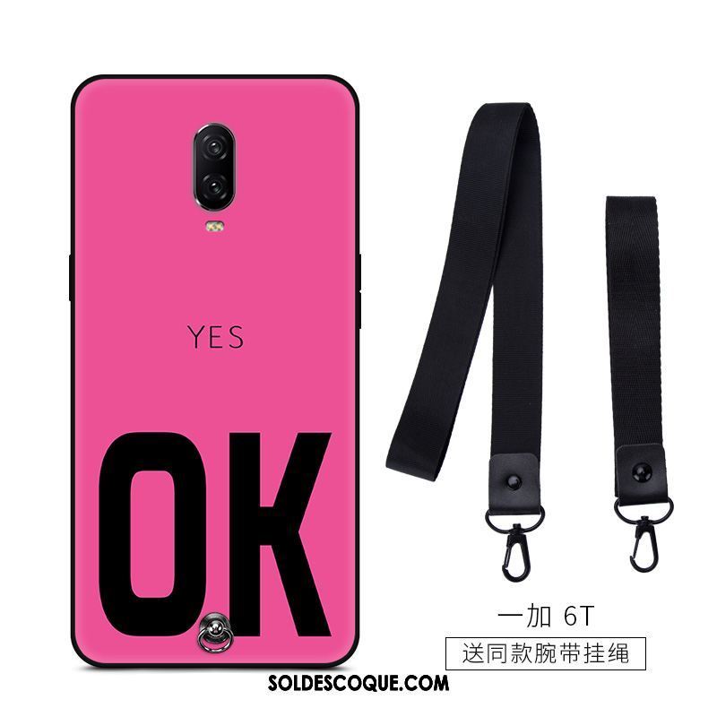 Coque Oneplus 6t Protection Délavé En Daim Téléphone Portable Charmant Frais Soldes