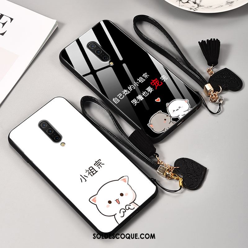 Coque Oneplus 7 Pro Fluide Doux Dessin Animé Petit Miroir Nouveau France