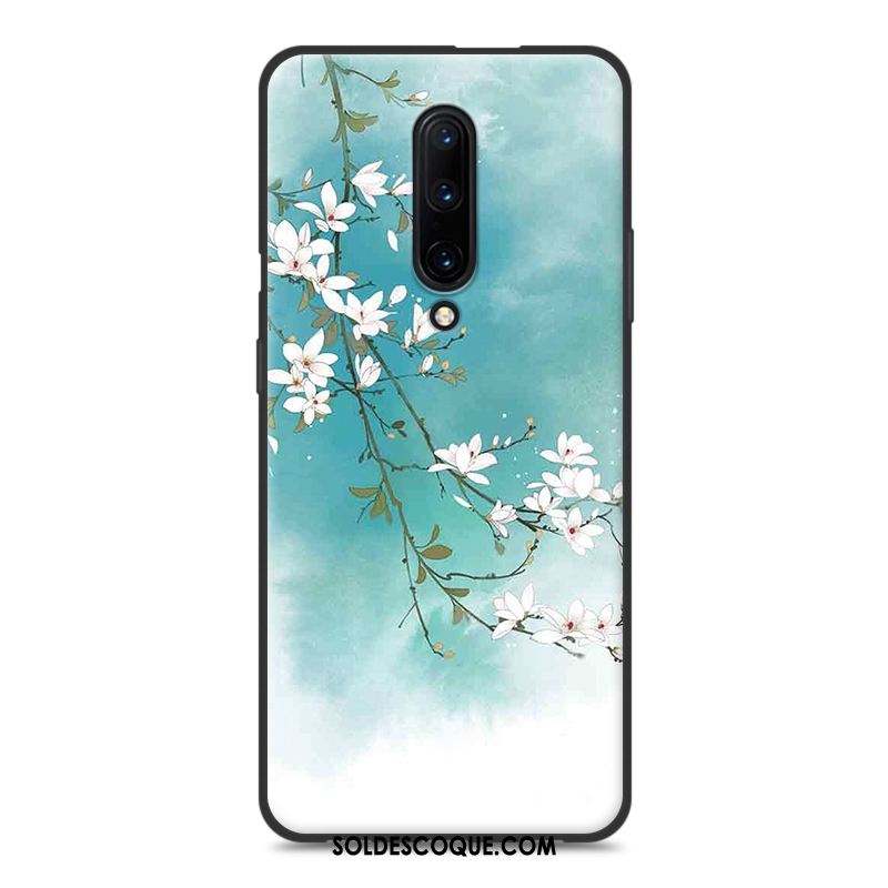 Coque Oneplus 7 Pro Frais Style Chinois Vintage Téléphone Portable Vert Soldes