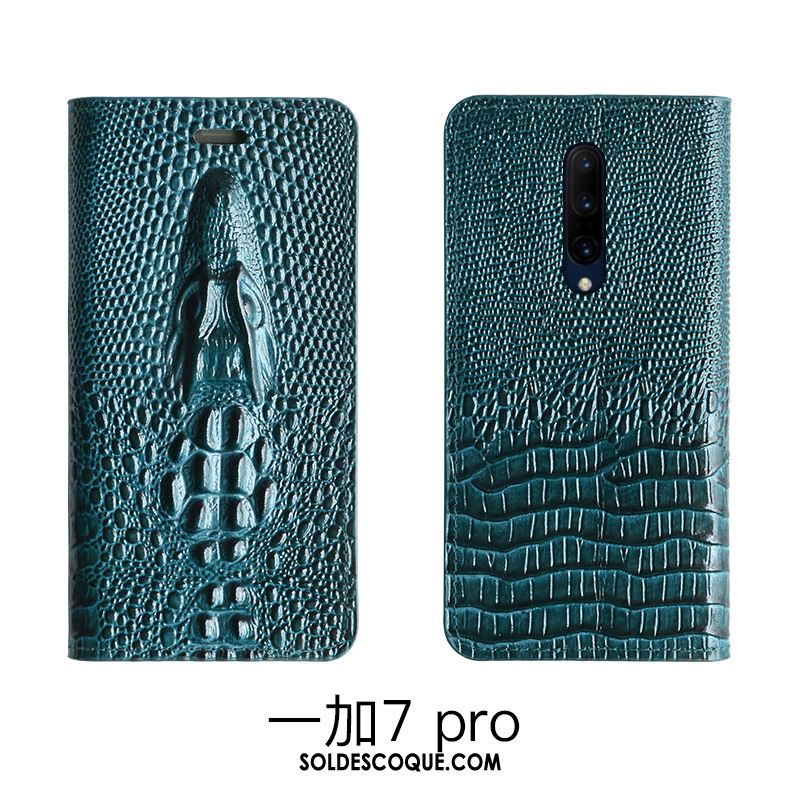 Coque Oneplus 7 Pro Luxe Étui En Cuir Dragon Téléphone Portable Bovins En Ligne