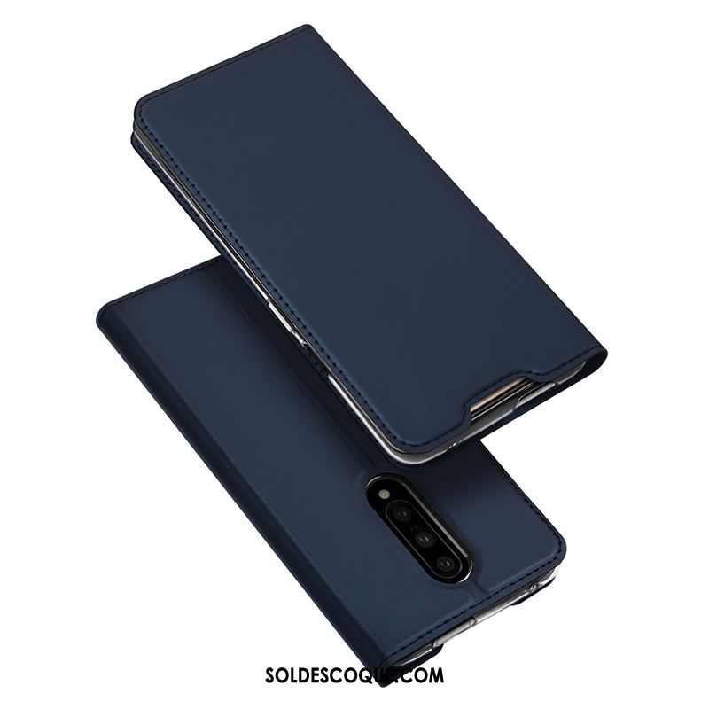 Coque Oneplus 7 Pro Protection Fluide Doux Tout Compris Étui Bleu En Ligne