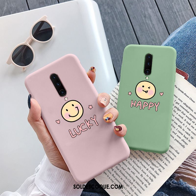 Coque Oneplus 7 Pro Très Mince Personnalité Dessin Animé Nouveau Vert Soldes