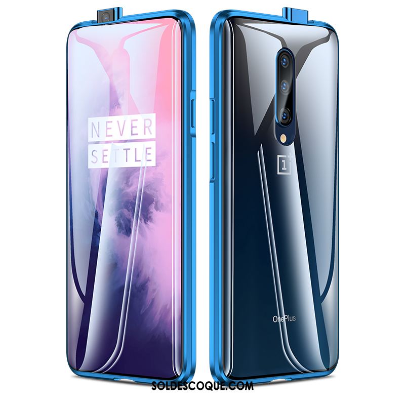 Coque Oneplus 7 Pro Étui Tout Compris Net Rouge Verre Téléphone Portable Soldes