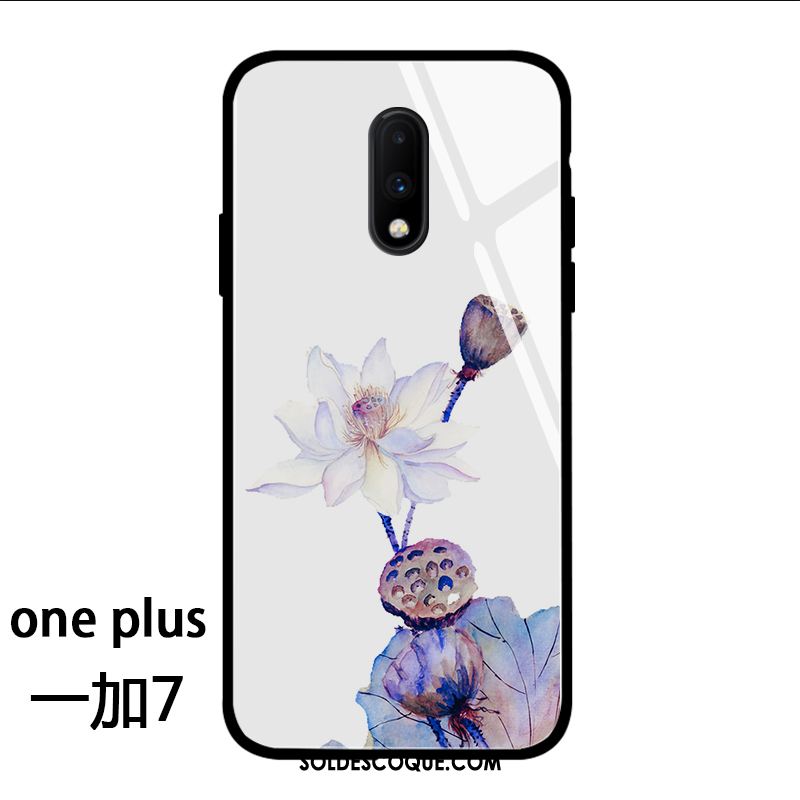 Coque Oneplus 7 Squid Nouveau Fleur Art Silicone Housse En Vente