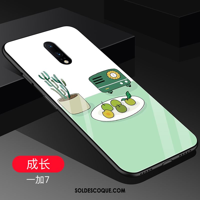 Coque Oneplus 7 Étui Téléphone Portable Difficile Délavé En Daim Marque De Tendance En Vente