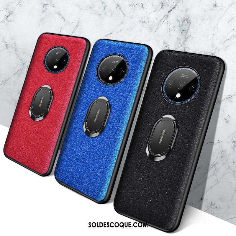 Coque Oneplus 7t Anneau Tout Compris Créatif Téléphone Portable Net Rouge Pas Cher