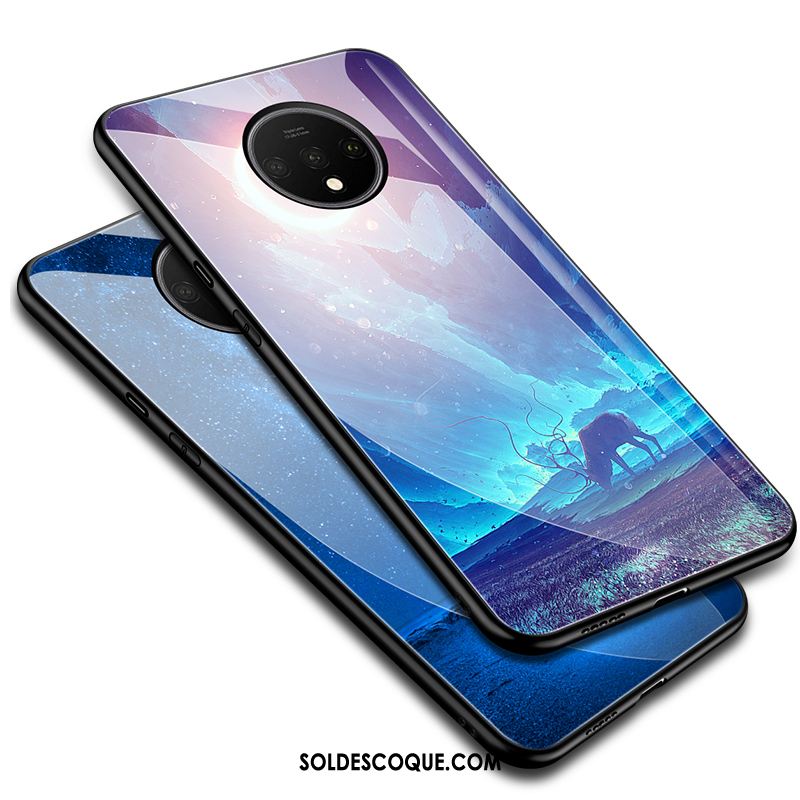 Coque Oneplus 7t Marque De Tendance Très Mince Incassable Personnalité Tout Compris Pas Cher