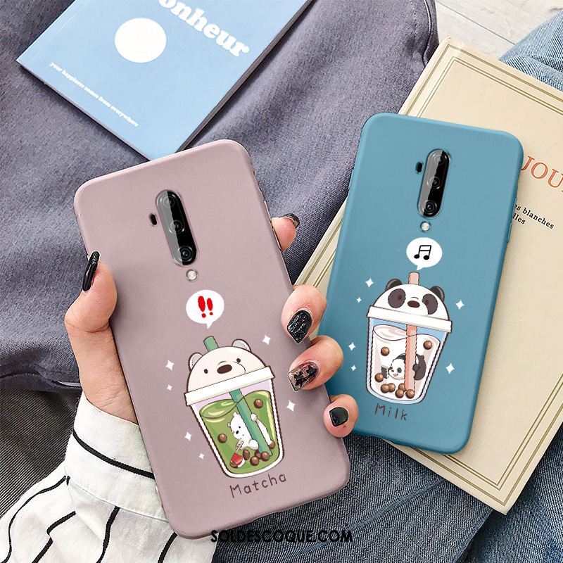 Coque Oneplus 7t Pro Dessin Animé Ours Petit Protection Incassable Pas Cher