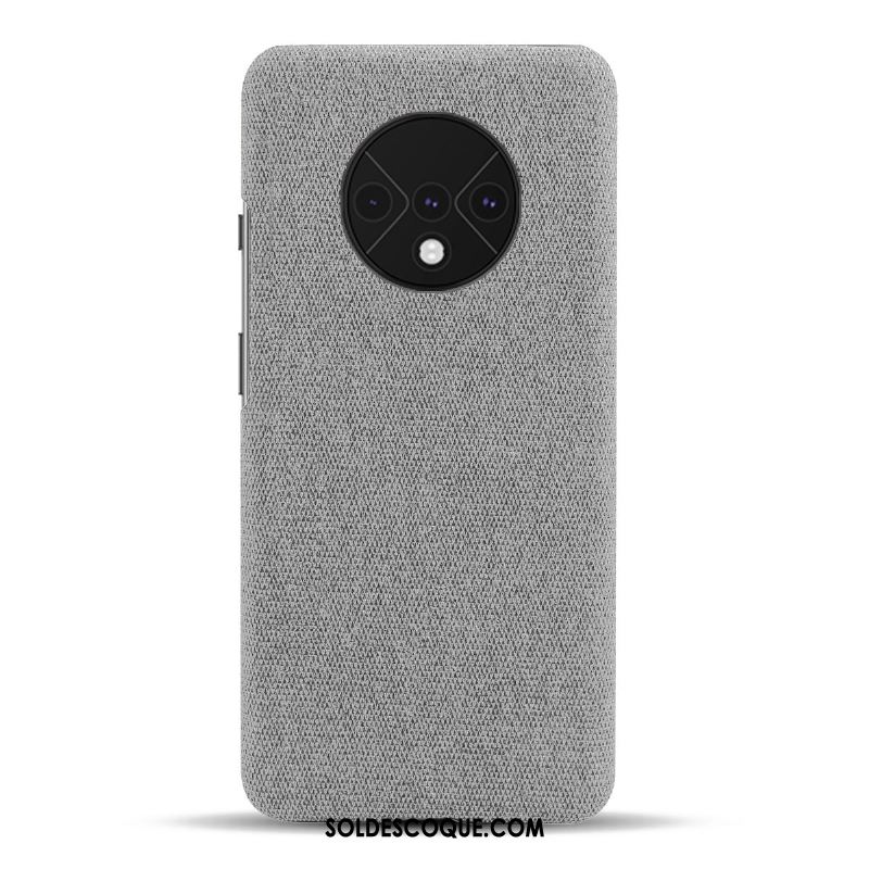 Coque Oneplus 7t Sac Tissu Gris Protection Étui En Ligne