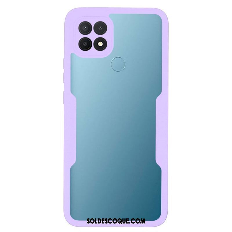 Coque Oppo A15 Hybride Rebord Biseauté