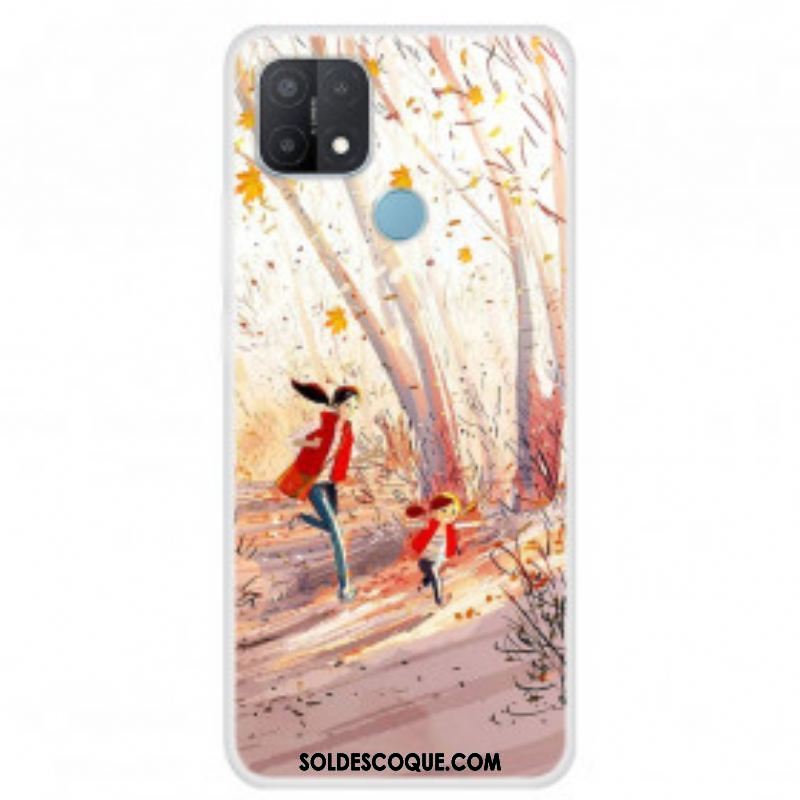 Coque Oppo A15 Paysage d'Automne