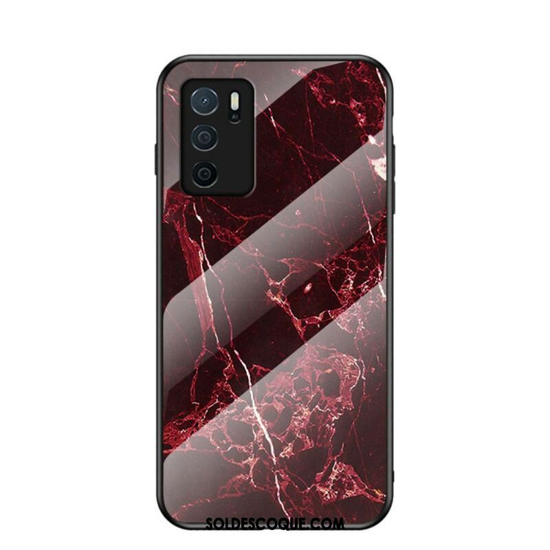 Coque Oppo A16 / A16s Verre Trempé Marble Colors