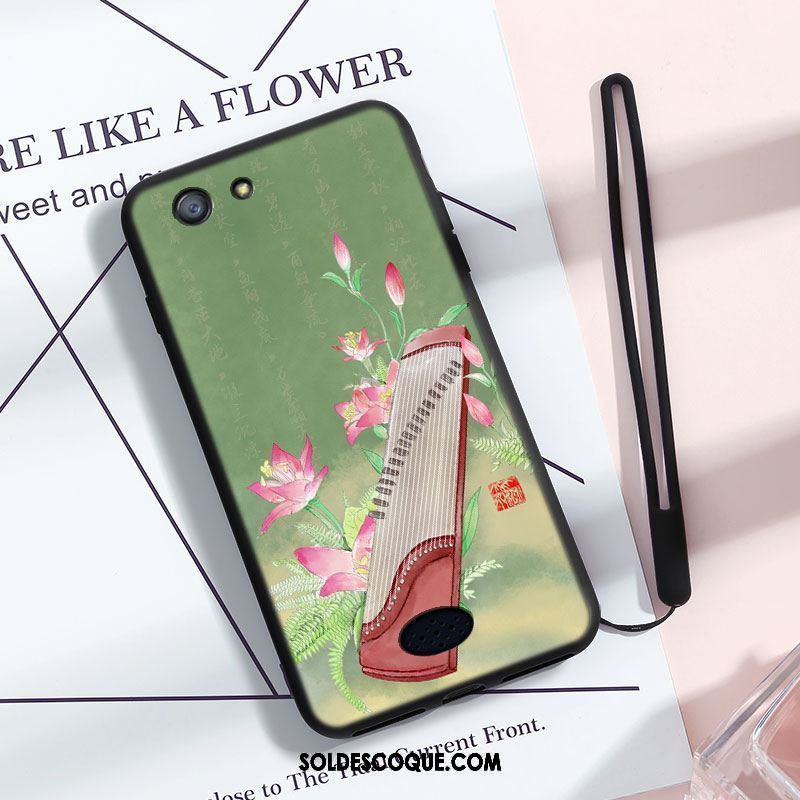 Coque Oppo A31 Antidérapant Incassable Simple Téléphone Portable Vert Pas Cher