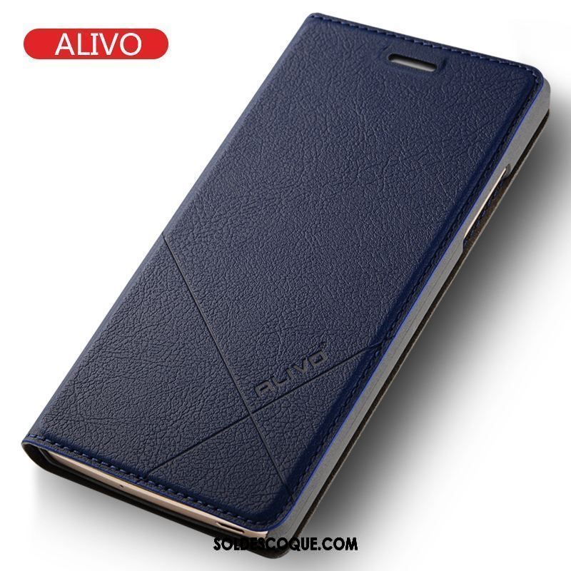 Coque Oppo A31 Téléphone Portable Étui Protection Étui En Cuir Bleu Housse Soldes