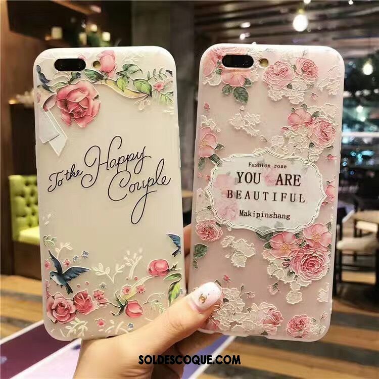 Coque Oppo A3s Fluide Doux Tendance Téléphone Portable Gaufrage Tout Compris Housse France