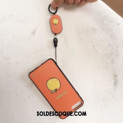 Coque Oppo A3s Jaune Fluide Doux Orange Noir Protection En Ligne